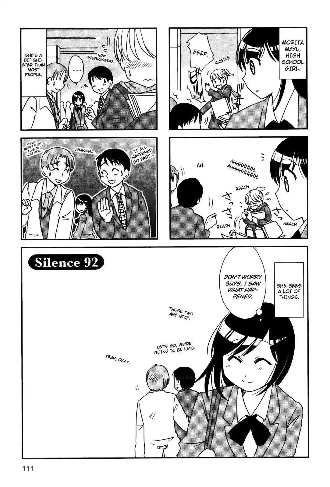 Morita-san wa Mukuchi Chapter 92 1